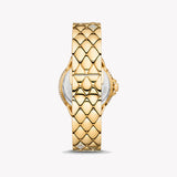 Michael Kors Camile Analog White Dial Gold Steel Strap Watch for Women - MK4801 Authentic Buy Shop Now