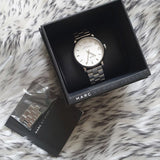 Marc Jacobs Baker White Dial Silver Steel Strap Watch for Women - MBM3242 Authentic Buy Shop Now
