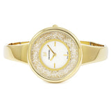 Swarovski Crystalline Bracelet White Dial Gold Steel Strap Watch for Women - 5269253 Authentic Buy Shop Now