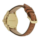 Burberry The Classic Champagne Gold Dial Brown Leather Strap Watch for Women - BU10101 Authentic Buy Shop Now
