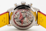 Breitling Top Time B01 Ford Thunderbird White Dial Red Leather Strap Watch for Men - AB01766A1A1X1 Authentic Buy Shop Now