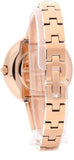 Swarovski Crystalline Pure Black Dial Rose Gold Steel Strap Watch for Women - 5295334 Authentic Buy Shop Now