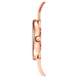 Swarovski Crystalline Pure Black Dial Rose Gold Steel Strap Watch for Women - 5295334 Authentic Buy Shop Now