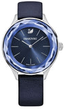 Swarovski Octea Nova Blue Dial Blue Leather Strap Watch for Women - 5295349 Authentic Buy Shop Now