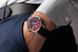 Breitling Top Time B01 Chevrolet Corvette Red Dial Black Leather Strap Watch for Men - AB01761A1K1X1 Authentic Buy Shop Now