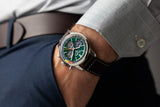 Breitling Top Time B01 Ford Mustang Green Dial Brown Leather Strap Watch for Men - AB01762A1L1X1 Authentic Buy Shop Now