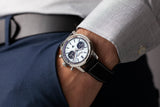 Breitling Top Time B01 Triumph Blue Dial Black Leather Strap Watch for Men - AB01764A1C1X1 Authentic Buy Shop Now