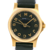 Marc Jacobs Henry Dinky Black Dial Black Leather Strap Watch for Women - MBM1240 Authentic Buy Shop Now