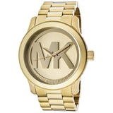 Michael Kors Runway Gold Dial Gold Steel Strap Watch for Women - MK5473 Authentic Buy Shop Now