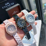Coach Preston Black Dial Black Steel Strap Watch for Women - 14503461 Authentic Buy Shop Now
