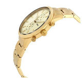Fossil Townsman Chronograph White Dial Gold Steel Strap Watch for Men - FS5348 Authentic Buy Shop Now