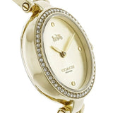 Coach Park Diamonds Gold Dial Gold Steel Strap Watch for Women - 14503171 Authentic Buy Shop Now