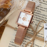 Coach Cass White Dial Rose Gold Mesh Bracelet Watch for Women - 14503698 Authentic Buy Shop Now