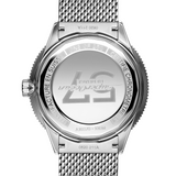 Breitling Superocean Heritage '57 Black Dial Silver Mesh Bracelet Watch for Men - A10370121B1A1 Authentic Buy Shop Now