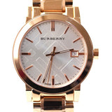 Burberry The City White Dial Rose Gold Steel Strap Watch for Women - BU9004 Authentic Buy Shop Now