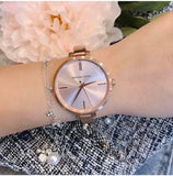 Michael Kors Jaryn Rose Gold Dial Rose Gold Steel Strap Watch For Women - MK3547 Authentic Buy Shop Now