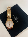 Tissot T Classic Tradition Lady White Dial Rose Gold Steel Strap Watch for Women - T063.210.33.037.00 Authentic Buy Shop Now