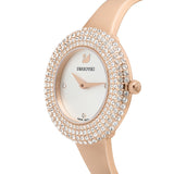 Swarovski Crystal Rose Silver Dial Rose Gold Steel Strap Watch for Women - 5484073 Authentic Buy Shop Now