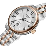 Tissot T Classic Carson Premium 30 White Dial Two Tone Steel Strap Watch for Women - T122.207.22.033.00 Authentic Buy Shop Now