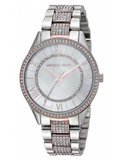 Michael Kors Lauryn Quartz Mother of Pearl White Dial Two Tone Steel Strap Watch For Women - MK4366 Authentic Buy Shop Now