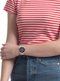 Michael Kors Brinkley Blue Dial Two Tone Steel Strap Watch for Women - MK6205 Authentic Buy Shop Now