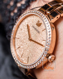 Swarovski Cosmopolitan Diamond Powder Gold Dial Rose Gold Steel Strap Watch for Women - 5517800 Authentic Buy Shop Now