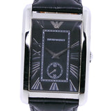 Emporio Armani Classic Analog Black Dial Black Leather Strap Strap Watch For Men - AR1604 Authentic Buy Shop Now