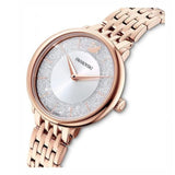 Swarovski Crystalline Chic Analog Silver Dial Rose Gold Steel Strap Watch for Women - 5544590 Authentic Buy Shop Now