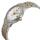 Tissot T Classic Tradition White Dial Two Tone Mesh Bracelet Watch for Women - T063.210.22.037.00 Authentic Buy Shop Now