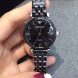 Emporio Armani Ceramica Black Dial Black Ceramic Strap Watch For Women - AR1487 Authentic Buy Shop Now