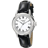 Tissot T Classic Carson White Dial Brown Leather Strap Watch For Women - T085.210.16.013.00 Authentic Buy Shop Now