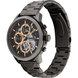 Tommy Hilfiger Henry Chronograph Grey Dial Grey Steel Strap Watch For Men - 1710479 Authentic Buy Shop Now