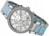 Michael Kors Parker White Dial Two Tone Steel Strap Watch for Women - MK6138 Authentic Buy Shop Now