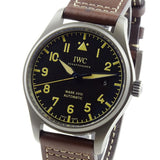 IWC Pilot's Watch Mark XVIII 40mm Black Dial Brown Leather Strap Watch for Men - IW327006 Authentic Buy Shop Now