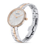 Swarovski Cosmopolitan Crystals Silver Dial Two Tone Steel Strap Watch for Women - 5644081 Authentic Buy Shop Now