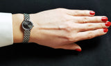 Tissot T Lady Lovely Black Dial Silver Steel Strap Watch For Women - T058.009.11.051.00 Authentic Buy Shop Now
