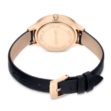 Swarovski Octea Nova Black Dial Black Leather Strap Watch for Women - 5650033 Authentic Buy Shop Now