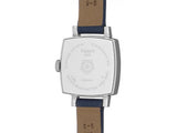 Tissot Lovely Square Silver Dial Blue Leather Strap Watch For Women - T058.109.16.031.00 Authentic Buy Shop Now