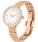 Swarovski Certa Crystals Silver Dial Rose Gold Steel Strap Watch for Women - 5672981 Authentic Buy Shop Now