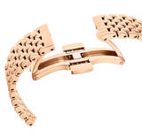 Swarovski Certa Crystals Silver Dial Rose Gold Steel Strap Watch for Women - 5672981 Authentic Buy Shop Now