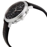 Tissot Carson Premium Chronograph Black Dial Black Leather Strap Watch For Men - T122.417.16.051.00 Authentic Buy Shop Now