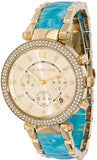 Michael Kors Parker Gold Dial Two Tone Steel Strap Watch for Women - MK6364 Authentic Buy Shop Now