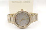 Michael Kors Kerry Crystals Gold Dial Gold Steel Strap Watch For Women - MK3360 Authentic Buy Shop Now