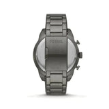 Fossil Bronson Chronograph Blue Dial Grey Steel Strap Watch for Men - FS5711 Authentic Buy Shop Now