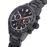 Tag Heuer Carrera Automatic Chronograph Black Dial Black Steel Strap Watch for Men - CBG2090.BH0661 Authentic Buy Shop Now