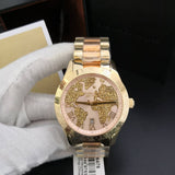 Michael Kors Layton Rose Gold Dial Gold Stainless Steel Strap Watch for Women - MK6476 Authentic Buy Shop Now