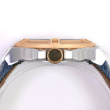 Guess Rigor Analog Blue Dial Blue Denim Strap Watch For Men - W0040G6 Authentic Buy Shop Now