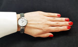 Tissot T Lady Flamingo Mother of Pearl White Dial Silver Steel Strap Watch For Women - T094.210.11.111.00 Authentic Buy Shop Now