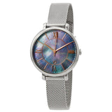 Fossil Jacqueline Mother of Pearl Blue Dial Silver Mesh Strap Watch for Women - ES4322 Authentic Buy Shop Now