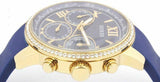 Guess Sunrise Blue Dial with Diamonds Blue Rubber Strap Watch For Women - W0616L2 Authentic Buy Shop Now